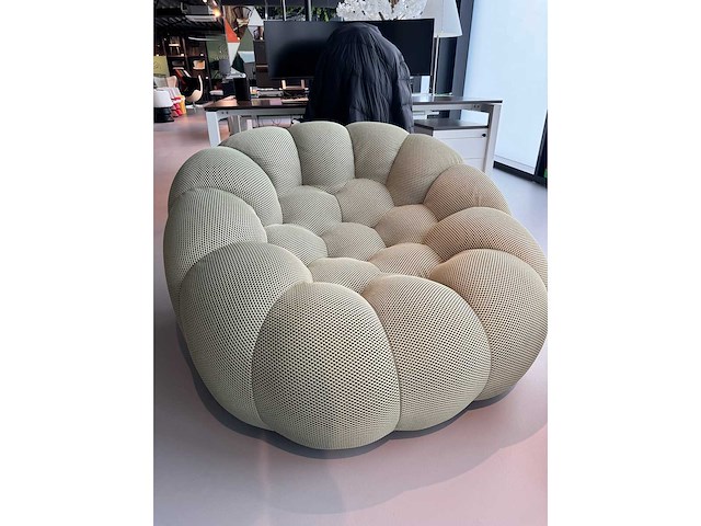 Lounge zetel groen (1x) - afbeelding 1 van  5