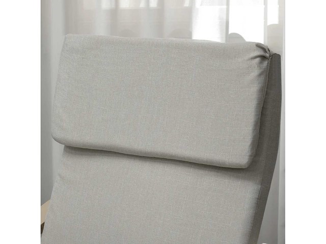 Loungefauteuil met voetensteun, linnen look bekleding - afbeelding 4 van  6