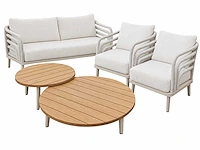 Loungeset - 4 persoons - alu - afbeelding 1 van  1