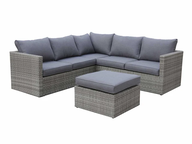 Loungeset - gepoedercoat aluminium frame - vonato - 0 - caluna - afbeelding 1 van  2