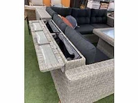 Loungeset - gepoedercoat aluminium frame - vonato - 0 - lorica - afbeelding 2 van  3