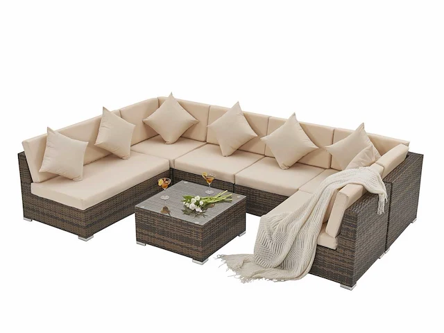 Loungeset - vonato - oasi - 0 - 8-delig - afbeelding 3 van  10