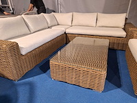 Loungeset 250x250x70cm - wicker - afbeelding 3 van  5