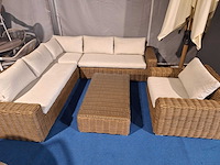 Loungeset 250x250x70cm - wicker - afbeelding 1 van  5
