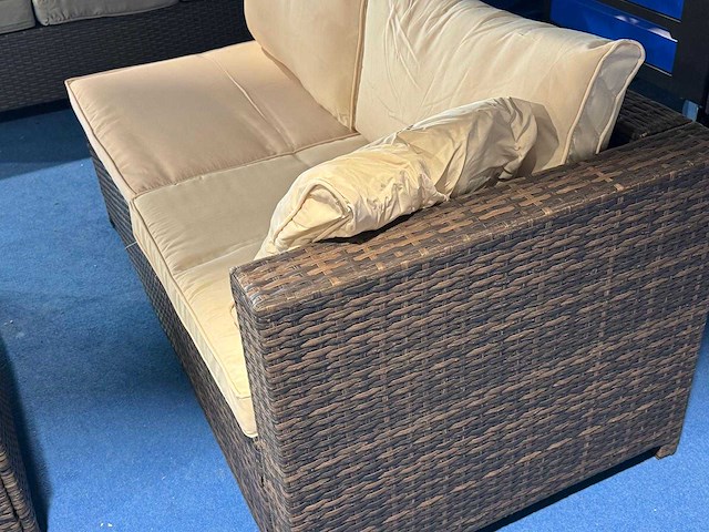 Loungeset bank met tafel nieuw - afbeelding 2 van  4