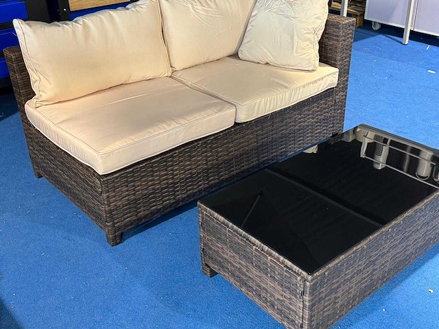 Loungeset bank met tafel nieuw - afbeelding 3 van  4