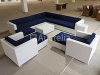 Loungeset havana | 12-delig | wicker | wit - afbeelding 2 van  2