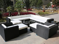 Loungeset havana | 12-delig | wicker | zwart - afbeelding 2 van  3
