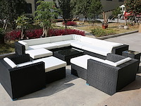 Loungeset havana | 12-delig | wicker | zwart - afbeelding 1 van  3