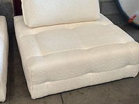 Loungezetel white bouclé - afbeelding 1 van  2