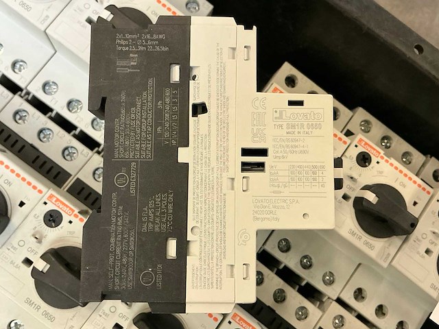 Lovato sm1r 0650 motorbeveiligingsschakelaars (40x) - afbeelding 5 van  6