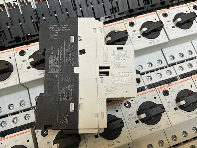 Lovato sm1r 1000 motorbeveiligingsschakelaars (50x) - afbeelding 3 van  5