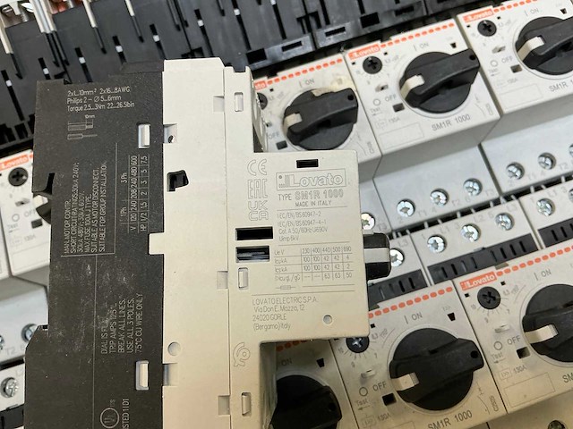 Lovato sm1r 1000 motorbeveiligingsschakelaars (50x) - afbeelding 4 van  5