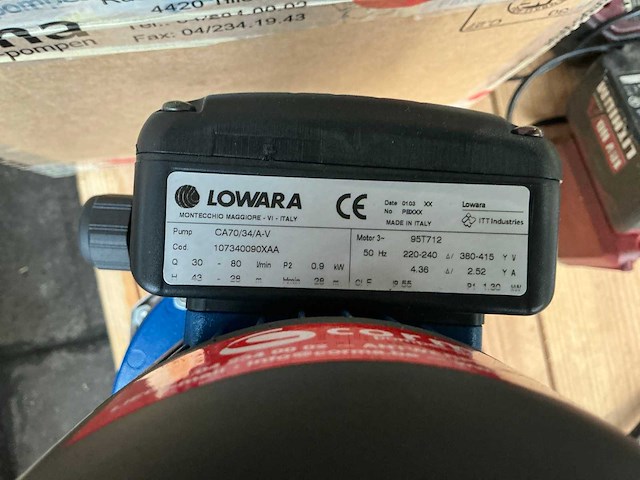 Lowara ca70/34/a-v waterpomp - afbeelding 5 van  5