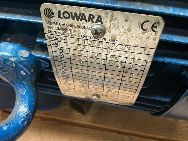 Lowara she 40-200/75/p rvs centrifugaalpomp - afbeelding 8 van  8