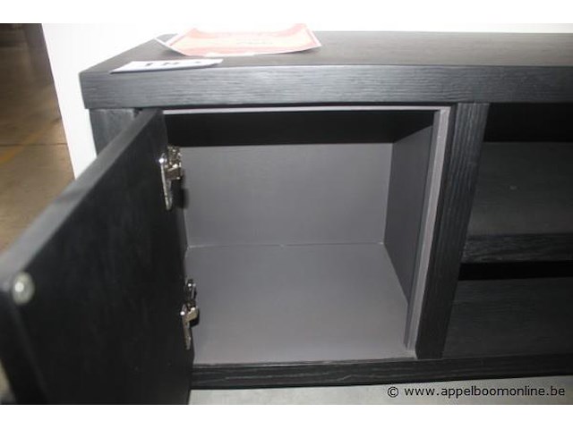 Lowboard pavie castle black - afbeelding 2 van  3