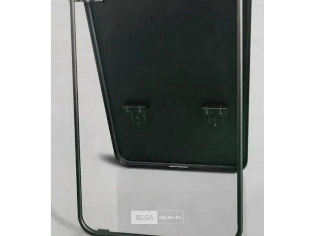 Loxa passpiegel zwart - 45x150 cm - afbeelding 3 van  5