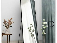 Loxa passpiegel zwart - 45x150 cm - afbeelding 1 van  5