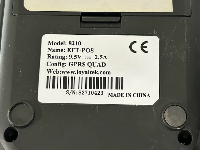Loyaltek betaalterminal 8210 - afbeelding 3 van  3