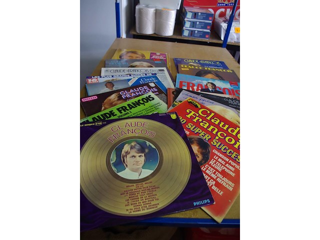 Lp's en singles claude françois - afbeelding 2 van  2