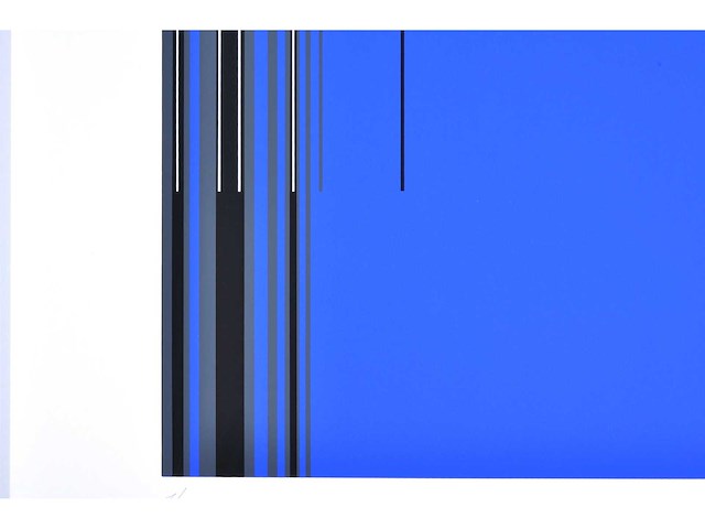 Luc peire - geometrisch abstract - zeefdruk - 1/130 - afbeelding 8 van  8