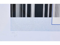 Luc peire - opstijgende leegte - zeefdruk - ingelijst - afbeelding 3 van  4