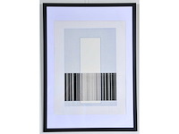 Luc peire - opstijgende leegte - zeefdruk - ingelijst - afbeelding 4 van  4