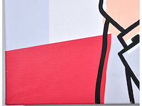 Luc verschuuren - pas de feu - acryl op doek - 120x180 cm - afbeelding 2 van  13