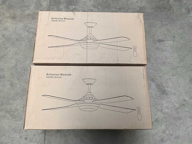 Lucci air moonah plafondventilator 132 cm (2x) - afbeelding 2 van  5