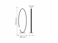 Luce ambiente clarke design vloer lamp 130 cm - afbeelding 3 van  5