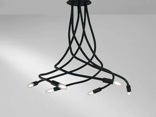 Luce ambiente lover nero design plafondlamp - afbeelding 4 van  11