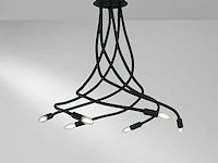 Luce ambiente lover nero design plafondlamp - afbeelding 4 van  11