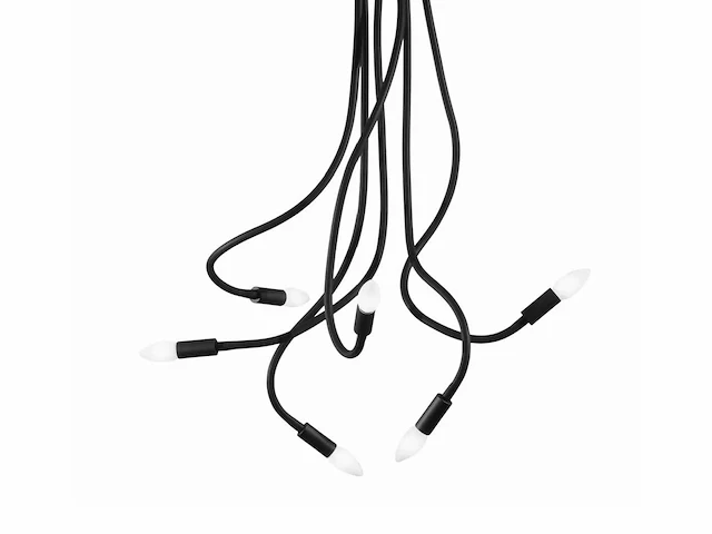 Luce ambiente lover nero design plafondlamp - afbeelding 5 van  11