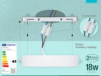 Lucerna led-plafondlamp, 6 stuks - afbeelding 5 van  5