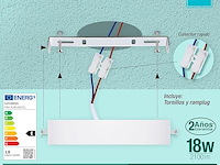 Lucerna led-plafondlamp, 6 stuks - afbeelding 5 van  5