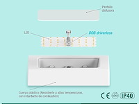 Lucerna led-plafondlamp, 6 stuks - afbeelding 2 van  5