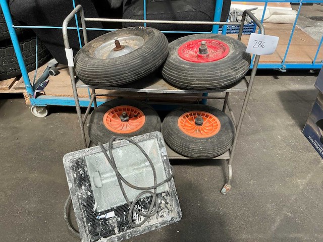 Luchtband voor kruiwagen (4x) - afbeelding 1 van  4