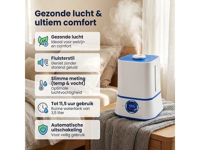Luchtbevochtiger 3,5l (3x) - afbeelding 6 van  8