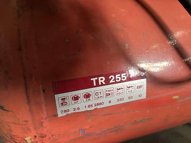 Luchtcompressor eurol tr 255 met luchtdarmhaspel - afbeelding 3 van  6
