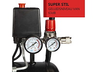 Luchtcompressor kibani 24l black - afbeelding 1 van  3