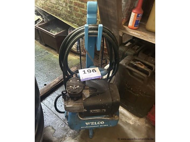 Luchtcompressor welco professional 10/100, inclusief slang. - afbeelding 1 van  2
