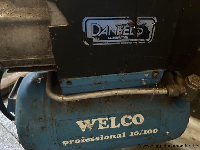 Luchtcompressor welco professional 10/100, inclusief slang. - afbeelding 2 van  2