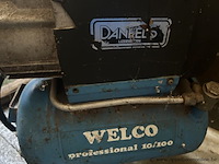 Luchtcompressor welco professional 10/100, inclusief slang. - afbeelding 2 van  2