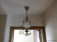 Luchter in koper en glas