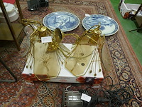 Luchters in koper en glas - afbeelding 1 van  1