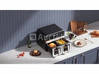 Luchtfriteuse 9l 2500w twee kamers 4,5l + lcd-scherm - afbeelding 2 van  3