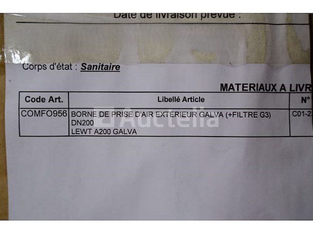 Luchtinlaatbuis met dop - afbeelding 5 van  6