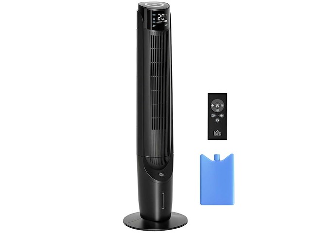 Luchtkoeler en kolomventilator 4 modi 3 versnellingen, afstandsbediening, timer, oscillerend - afbeelding 2 van  5
