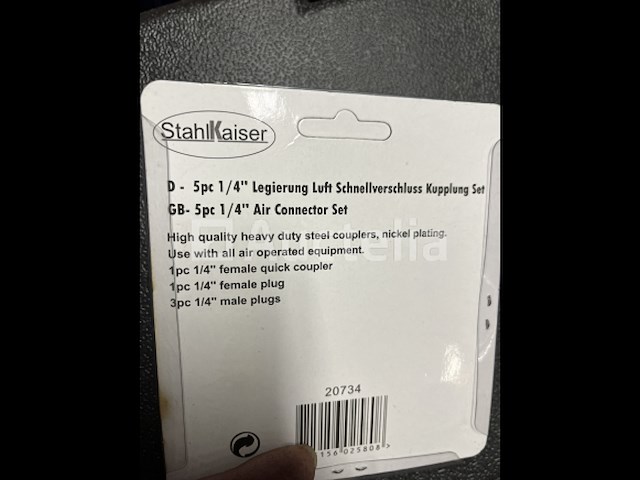 Luchtkoppelingen set - afbeelding 1 van  2