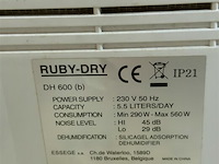 Luchtontvochtiger ruby dry dh600 - afbeelding 5 van  5